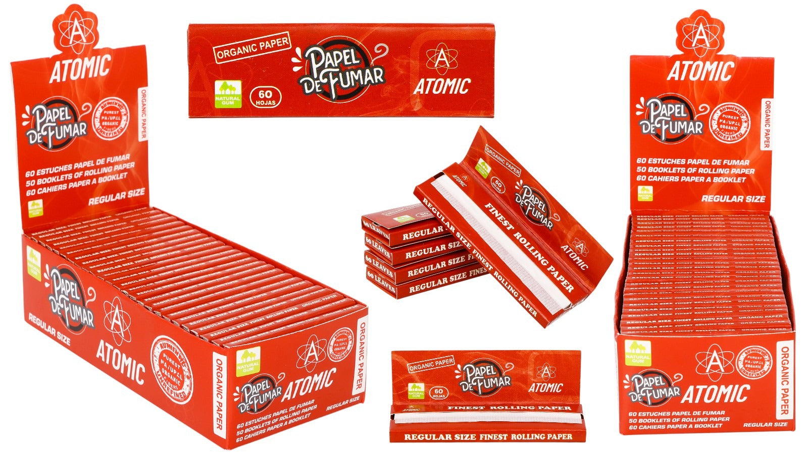 PAPEL ATOMIC ROJO (60H*50L) PAPEL ATOMIC ROJO (60H*50L)